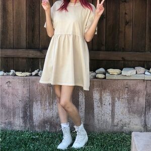 BP Cream Babydoll Dress From Nordstrom